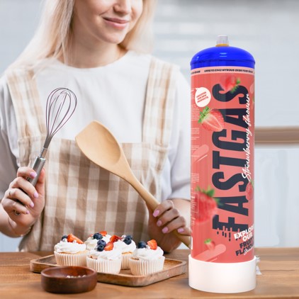 lustgas fastgas jordgubb dessert sommar gaskungen lustgas patroner